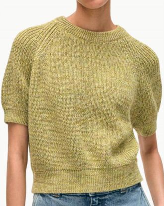 White + Warren Organic Cotton T-Shirt In Green Marl