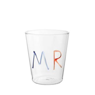 KASANOVA Bicchiere scritta Mr 380 ml in vetro borosilicato