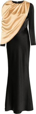 V:PM ATELIER Bonnie maxi dress - women - Polyester/Spandex/Elastane/Polyester/Spandex/Elastane - 40 - Black