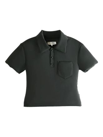 Maison Margiela padded polo shirt - Nero