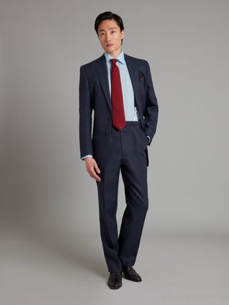 Oliver Brown Eaton Suit - Navy Linen