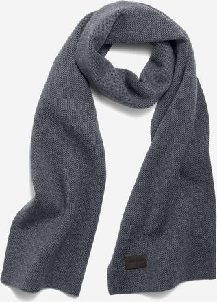 Cole Haan Mens Birdseye Knit Scarf - Black
