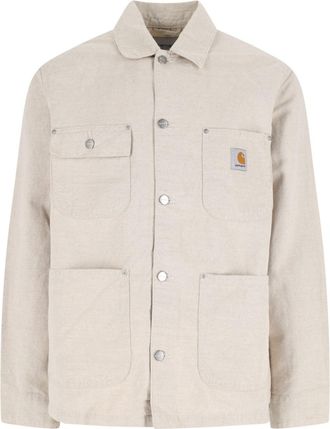 Carhartt Work in Progress Walter Shirt Jacket, In Beige Cotton
