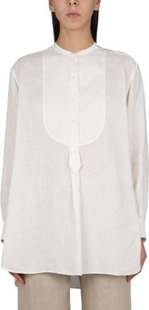 Aspesi White Relaxed Solid Shirt