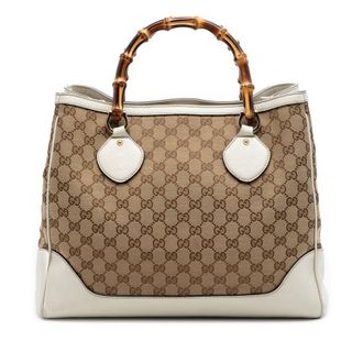 Gucci Pre-owned Gucci GG Canvas Bamboo Diana Tote Ladies 8R1U1WRG04KKTZZA