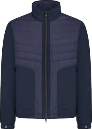 Duno Hybride Puffer en Bi-Stretch Jas - Heren - Winterjassen - Blauw - L - Jassen