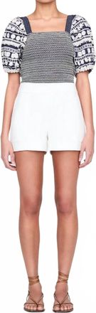 Marie Oliver Mia Short In White