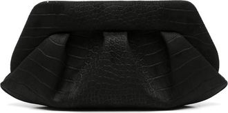 Themoir&egrave; Crocodile-effect Bios Clutch Bag