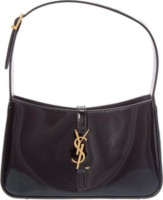 Saint Laurent Le 5 A 7 Patent Hobo Bag