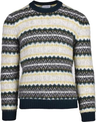 Scaglione Truien & Vesten, Heren, Veelkleurig, S, Wol, Maglione Girocollo