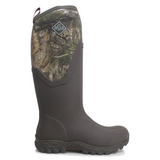 The Original Muck Boot Company Arctic Sport II Tall Synthetic Textile Womens Knee High Boots - Dark Brown Mossy Oak Country DNA - Size:UK 9