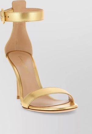 Gianvito Rossi portofino sandals metallic ankle strap design