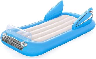 Trade Shop Trade Shop - Materassino Gonfiabile Convertibile A Forma Di Auto Mare Piscina 190 X 128 Cm
