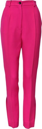 Dolce & Gabbana Fuchsia Pink HighWaist Tapered Trouser Womens Pants