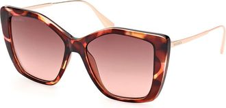 Max & Co. MO0065 55F Womens Sunglasses Tortoiseshell Size 54