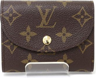 Louis Vuitton Brown Monogram Canvas Wallet (Tri-Fold) (Pre-Owned)