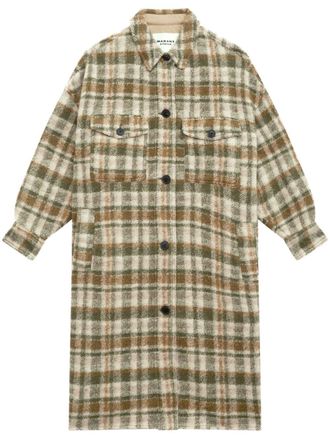 Isabel Marant Fontizi coat - Green