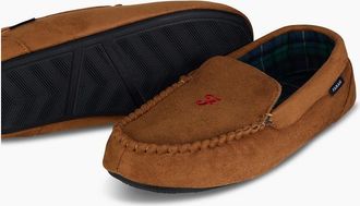 Farah Mens Slippers Sn99 - Brown - Size: 10/9.5/9