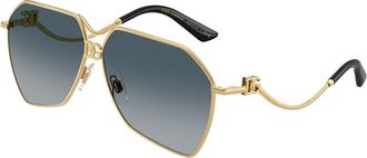 Dolce & Gabbana DG2326 02/79 Womens Sunglasses Gold Size 62