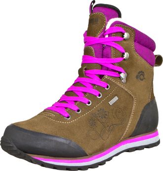 Guggen Mountain Trekking- en Wandelschoenen voor Dames met Wollen Winterlaarzen Bruin