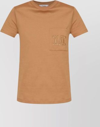 Max Mara cotton logo-embroidered short-sleeve t-shirt