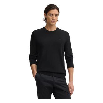Michael Kors Round-neck Knitwear, male, Black, XL, Crew Neck Jumper
