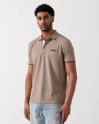 HUGO BOSS Mens Paddy Pro Polo Shirt in Sage Cotton - Size X-Large