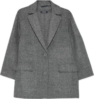 Max Mara Blazer met enkele rij knopen - Grijs