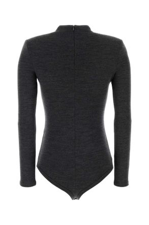 Jil Sander Wool Bodysuit - Gray