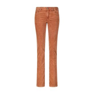 Isabel Marant Broeken, Dames, Bruin, XS, Slim-fit broek