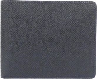Louis Vuitton Black Boreal Leather Wallet (Bi-Fold) (Pre-Owned)