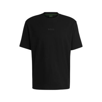 BOSS Cotton-jersey T-shirt with logo detail