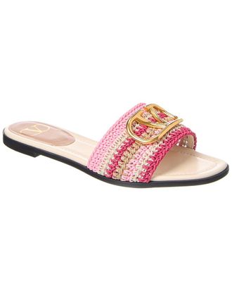 Valentino Vlogo Signature Woven Sandal
