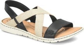 B&oslash;rn Barbe Strappy Sandal in Black Combo at Nordstrom Rack, Size 10