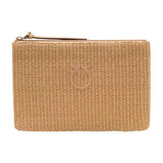 Pinko Clutches, female, Beige, Size: ONE SIZE Clutches