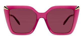 Bulgari BV40002I 81Y Womens Sunglasses Pink Size 55