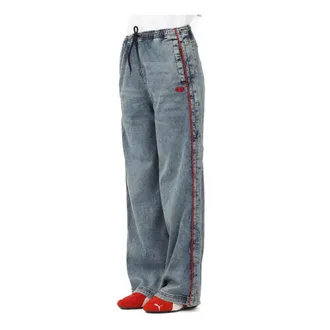 Diesel Dames, Jeans, Blauw, Maat: M Katoen