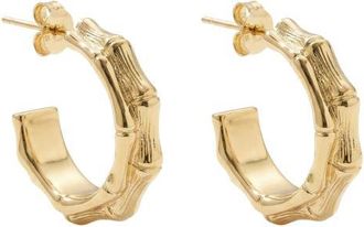 Argento Vivo Chunky Bamboo Hoop Earrings in Gold at Nordstrom