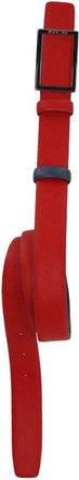 van Laack Gretje Leren Riem - Dames - Riemen - Rood - 90 CM - Leer - Accessoires