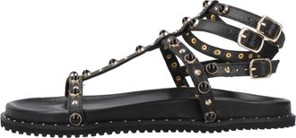 Befree Barbara 4042 Sandal - Dames - Sandalen - Zwart - 37 EU - Leer - Schoenen