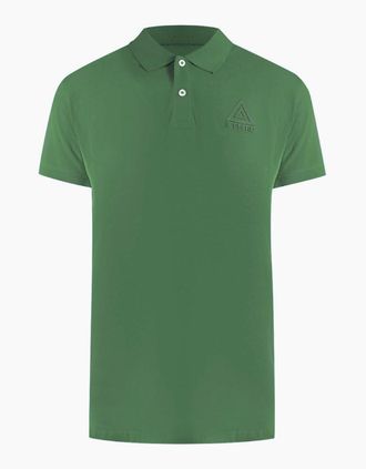 Iceberg Mens Ice Iceberg Triangle Logo Military Green Polo Shirt - Size: 44