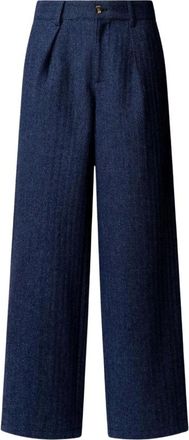 Pepe Jeans London Wide Broeken - Dames - Broeken - Blauw - Maat: XL