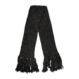 Dolce & Gabbana Wool Fringes Neck Wrap Foulard Scarf - male - Dolce & Gabbana - Winter Scarves - Multicolor - ONE SIZE - Accessories