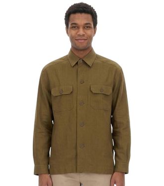 HUGO BOSS Brown Regular Solid Shirt