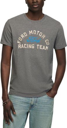 Lucky Brand Ford Motor Co. Racing Team Graphic T-Shirt in Raven at Nordstrom, Size Xx-Large