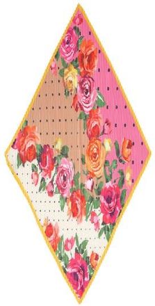 Echo Classic Rose Pleated Diamond in Multi at Nordstrom