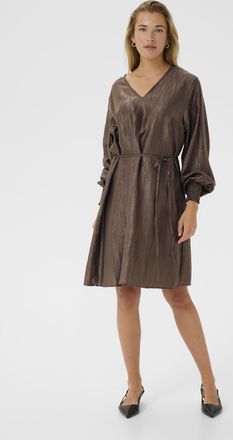 Kaffe Jurk KArizz Jurk A-shape brown