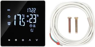 OEM Termostato Para Calefacci&oacute;n Por Suelo Radiante De 16 A Y 4400 W, Temporizador Inteligente, Controlador De Temperatura Programable Para El Hogar, Ac90-