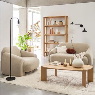 La Redoute Interieurs Kussenhoes in sherpa, Ouate