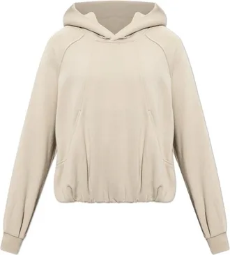 Moose Knuckles Hoodies & sweatvesten, Dames, Beige, XL, Katoen, The Hoodie